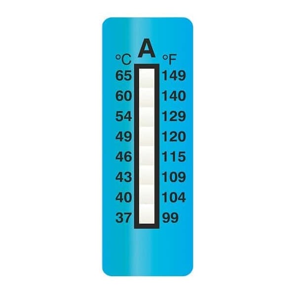 Irreversible 8-Point Vertical Temp, PK 25